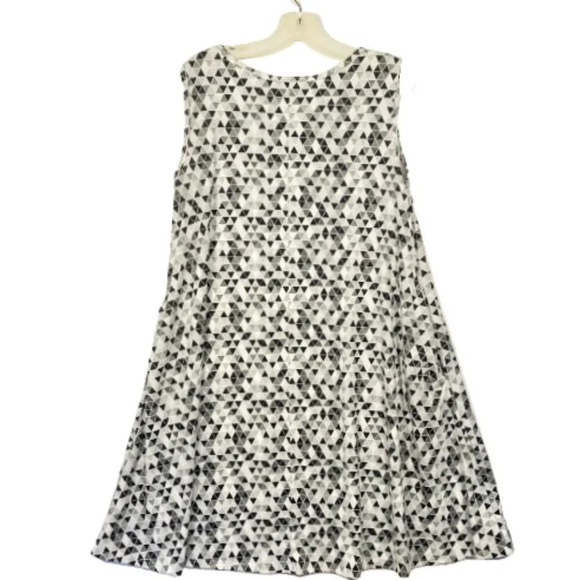 Honey & Lace Summer Dress, Medium, A-Line Black-White-Gray Pattern, New w Tags - Picture 3 of 11